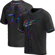 Replica Felix Bautista Youth Baltimore Orioles Black Holographic Alternate Jersey