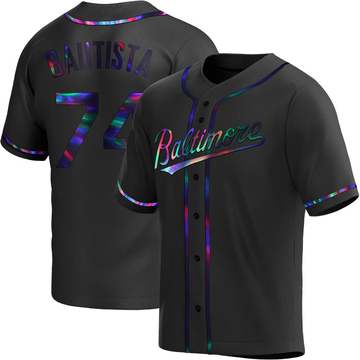 Replica Felix Bautista Youth Baltimore Orioles Black Holographic Alternate Jersey
