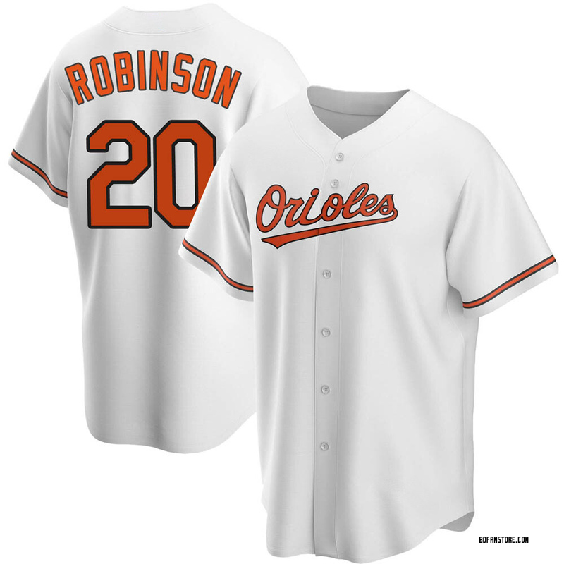 Replica Frank Robinson Men's Baltimore Orioles White Home Jersey