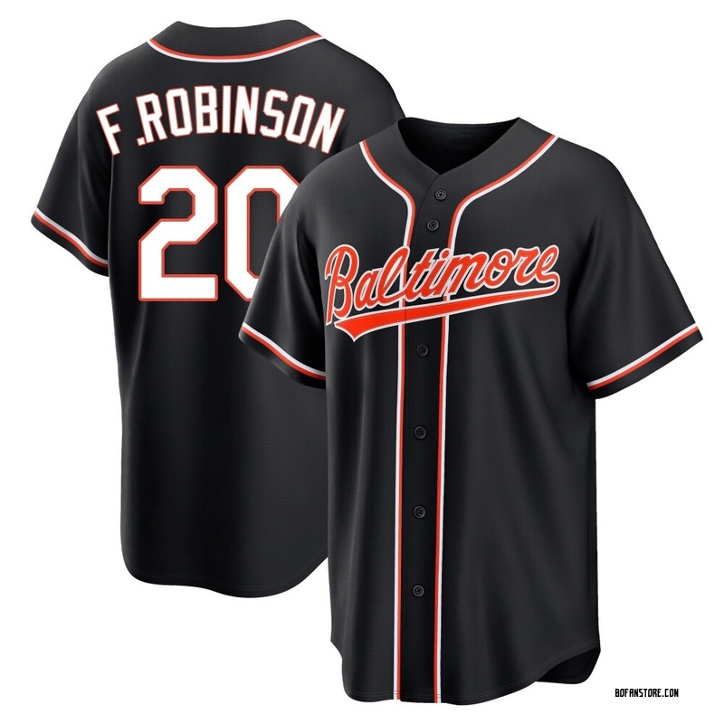 Replica Frank Robinson Youth Baltimore Orioles Black Fashion Out Jersey