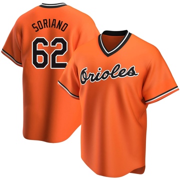 Replica George Soriano Youth Baltimore Orioles Orange Alternate Cooperstown Collection Jersey