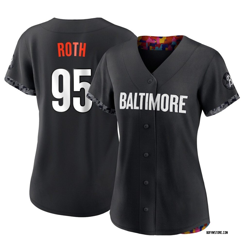 Replica Houston Roth Women's Baltimore Orioles Black 2023 City Connect Jersey