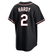 Replica J.J. Hardy Men's Baltimore Orioles Black Fashion Out Jersey