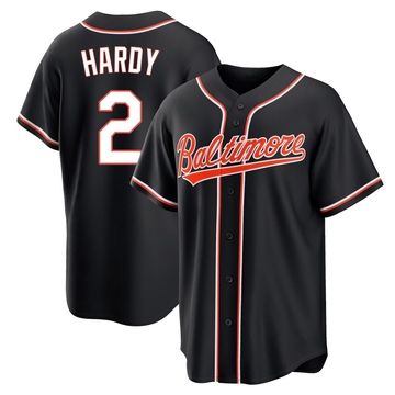 Replica J.J. Hardy Youth Baltimore Orioles Black Fashion Out Jersey