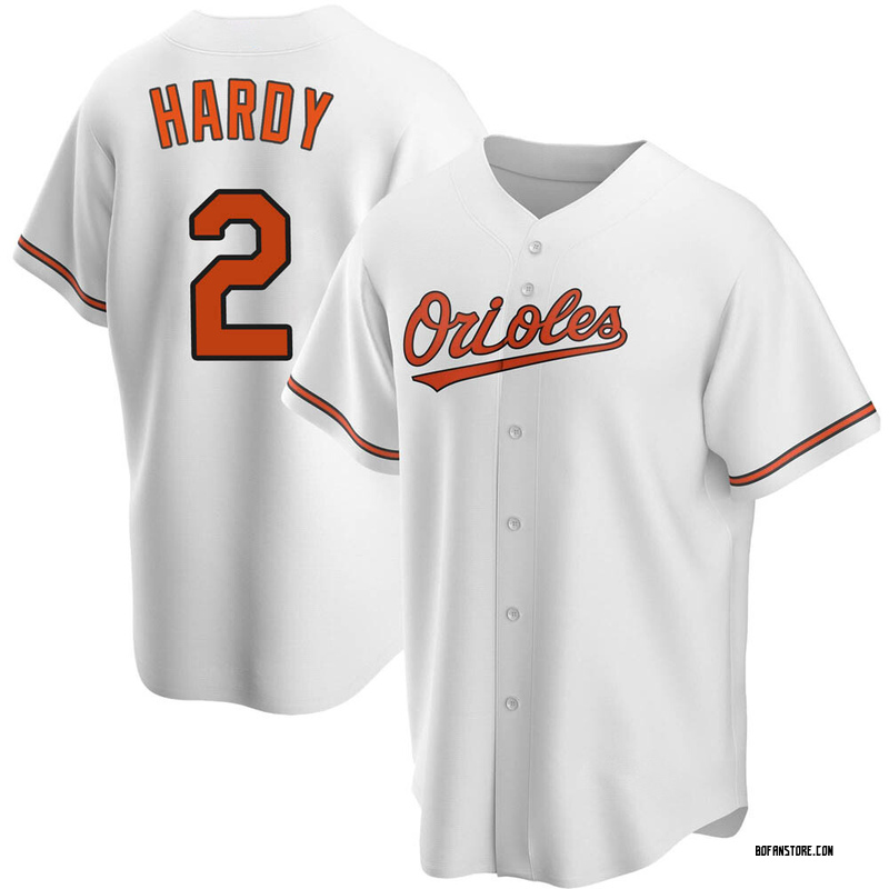 Replica J.J. Hardy Youth Baltimore Orioles White Home Jersey