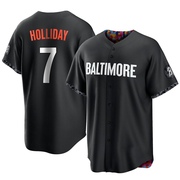 Replica Jackson Holliday Men's Baltimore Orioles Black 2023 City Connect Jersey