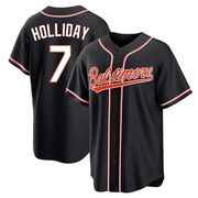 Replica Jackson Holliday Men's Baltimore Orioles Black Fashion Out Jersey