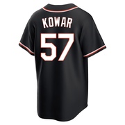 Replica Jackson Kowar Youth Baltimore Orioles Black Fashion Out Jersey