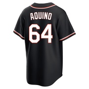 Replica Jayson Aquino Youth Baltimore Orioles Black Fashion Out Jersey