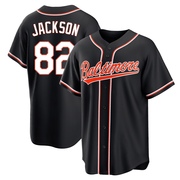 Replica Jeremiah Jackson Men's Baltimore Orioles Black Fashion Out Jersey
