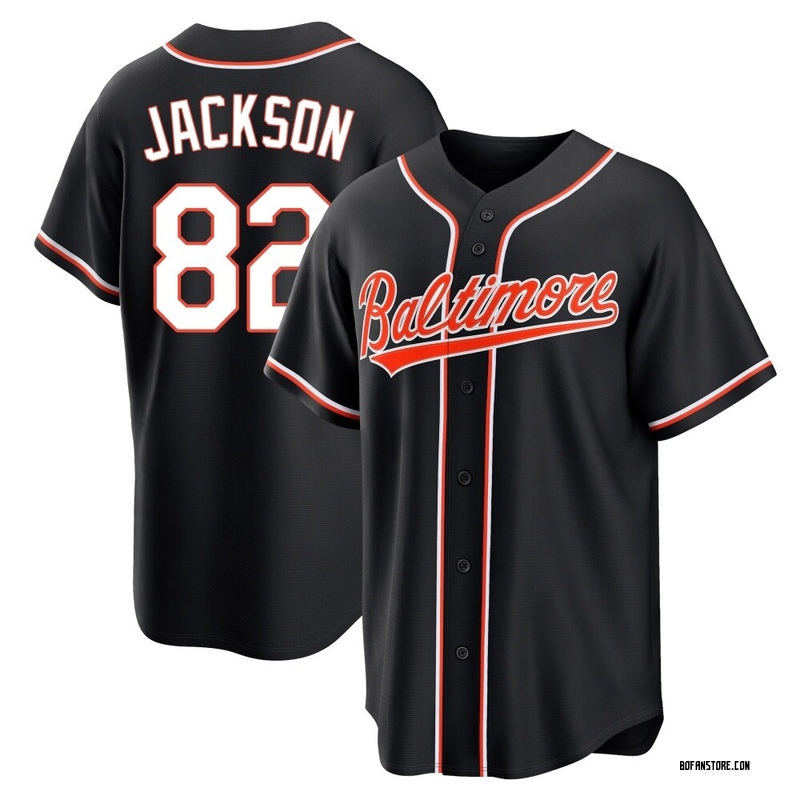 Replica Jeremiah Jackson Men's Baltimore Orioles Black Fashion Out Jersey