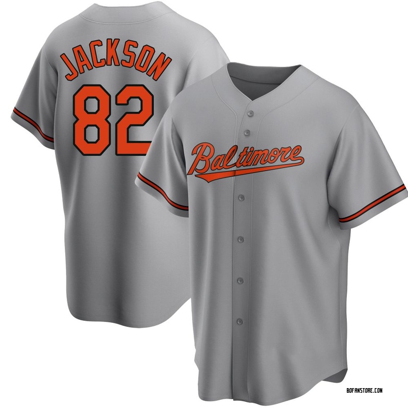 Replica Jeremiah Jackson Youth Baltimore Orioles Gray Road Jersey