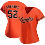 Replica Joey Krehbiel Women's Baltimore Orioles Orange Alternate Jersey
