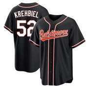 Replica Joey Krehbiel Youth Baltimore Orioles Black Fashion Out Jersey