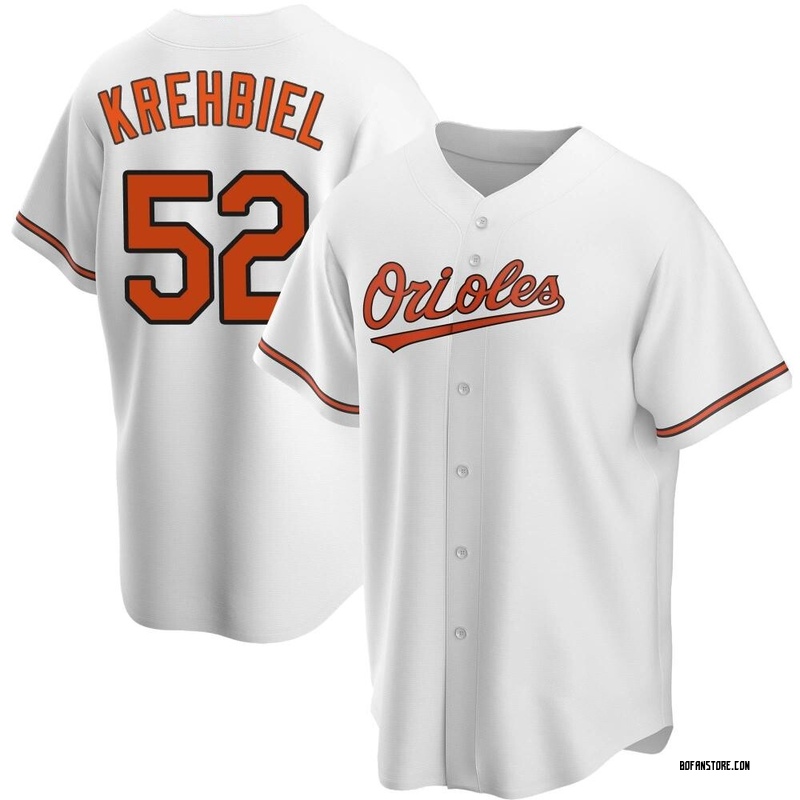 Replica Joey Krehbiel Youth Baltimore Orioles White Home Jersey