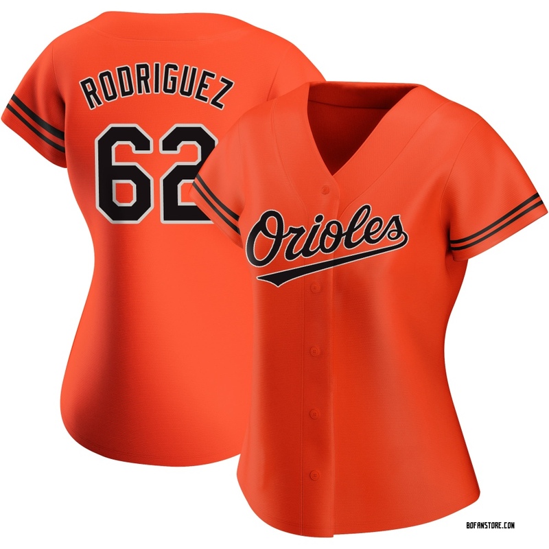 Replica Johnathan Rodriguez Women's Baltimore Orioles Orange Alternate Jersey