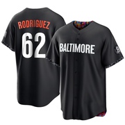 Replica Johnathan Rodriguez Youth Baltimore Orioles Black 2023 City Connect Jersey