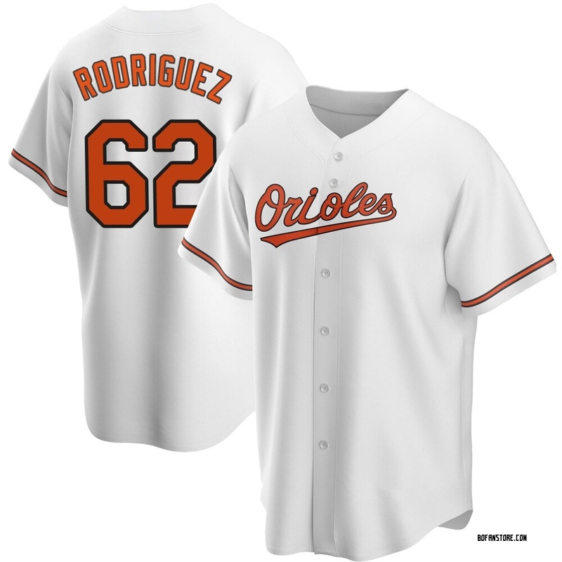 Replica Johnathan Rodriguez Youth Baltimore Orioles White Home Jersey