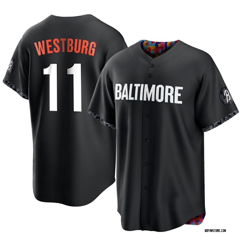 Replica Jordan Westburg Men's Baltimore Orioles Black 2023 City Connect Jersey