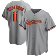 Replica Jordan Westburg Men's Baltimore Orioles Gray Road Jersey