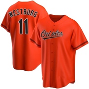 Replica Jordan Westburg Men's Baltimore Orioles Orange Alternate Jersey