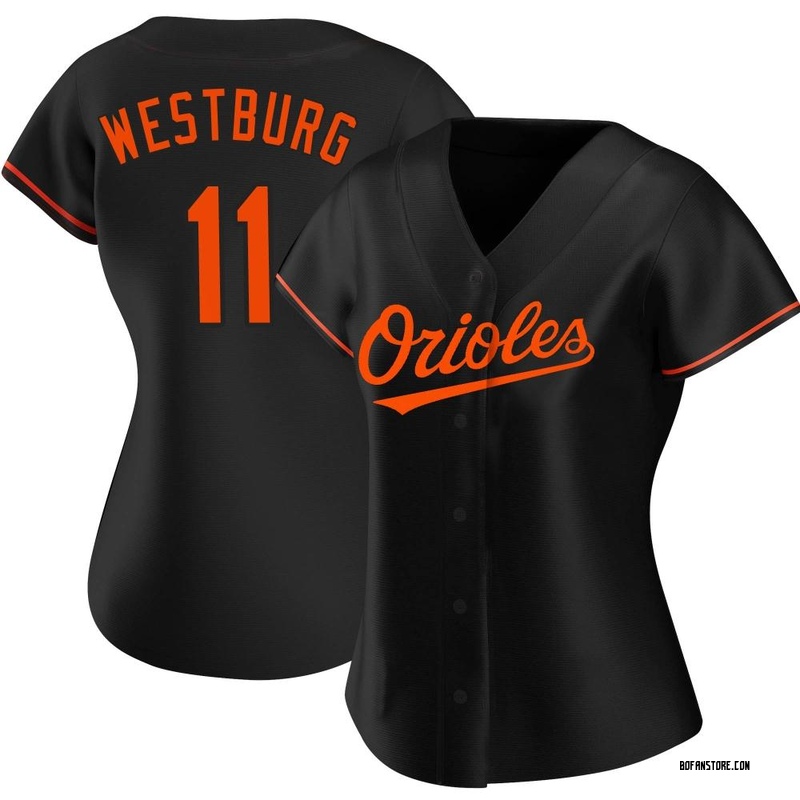 Replica Jordan Westburg Women's Baltimore Orioles Black Alternate Jersey