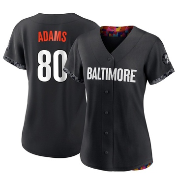Replica Jordyn Adams Women's Baltimore Orioles Black 2023 City Connect Jersey