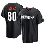Replica Jordyn Adams Youth Baltimore Orioles Black 2023 City Connect Jersey