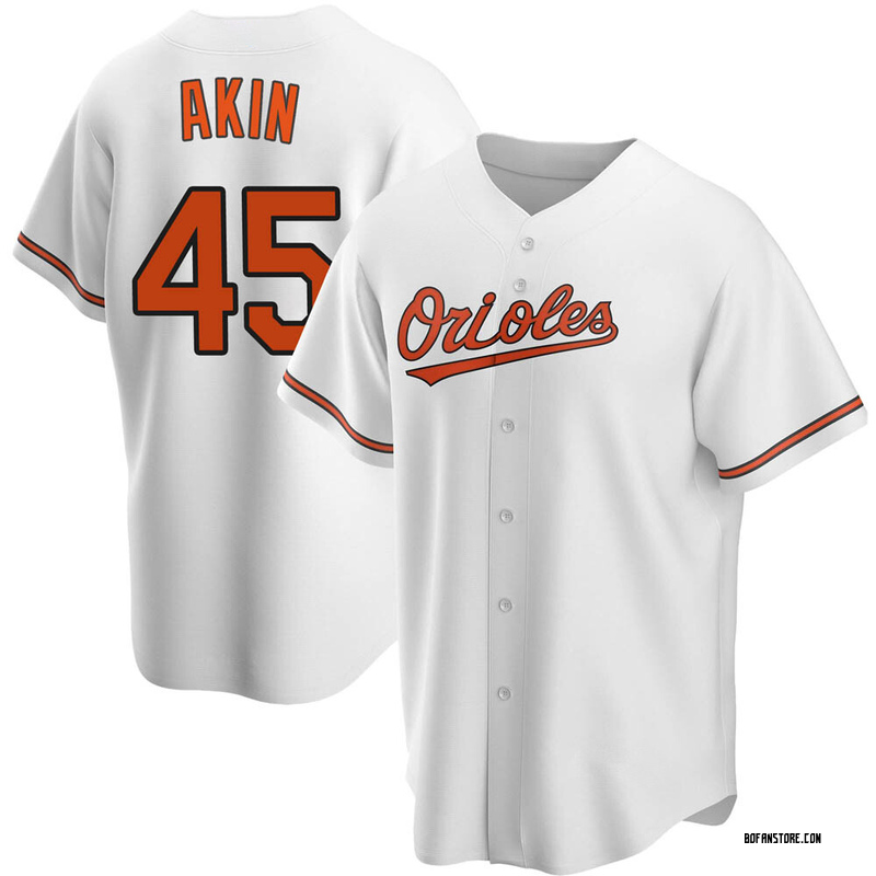 Replica Keegan Akin Men's Baltimore Orioles White Home Jersey