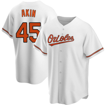 Replica Keegan Akin Youth Baltimore Orioles White Home Jersey