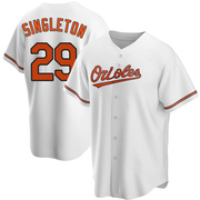 Replica Ken Singleton Youth Baltimore Orioles White Home Jersey