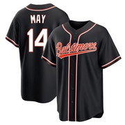 Replica Lee May Youth Baltimore Orioles Black Fashion Out Jersey