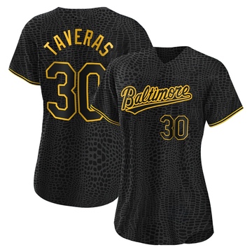 Replica Leody Taveras Women's Baltimore Orioles Black Snake Skin City Jersey