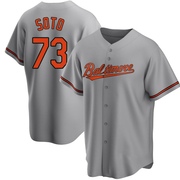 Replica Livan Soto Men's Baltimore Orioles Gray Road Jersey