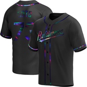 Replica Livan Soto Youth Baltimore Orioles Black Holographic Alternate Jersey