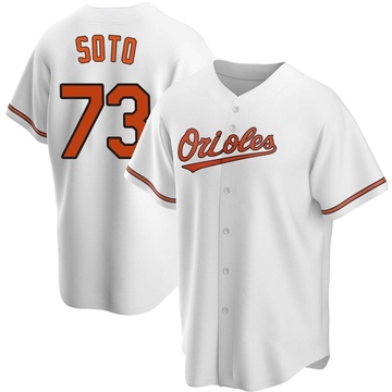 Replica Livan Soto Youth Baltimore Orioles White Home Jersey