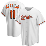 Replica Luis Aparicio Men's Baltimore Orioles White Home Jersey