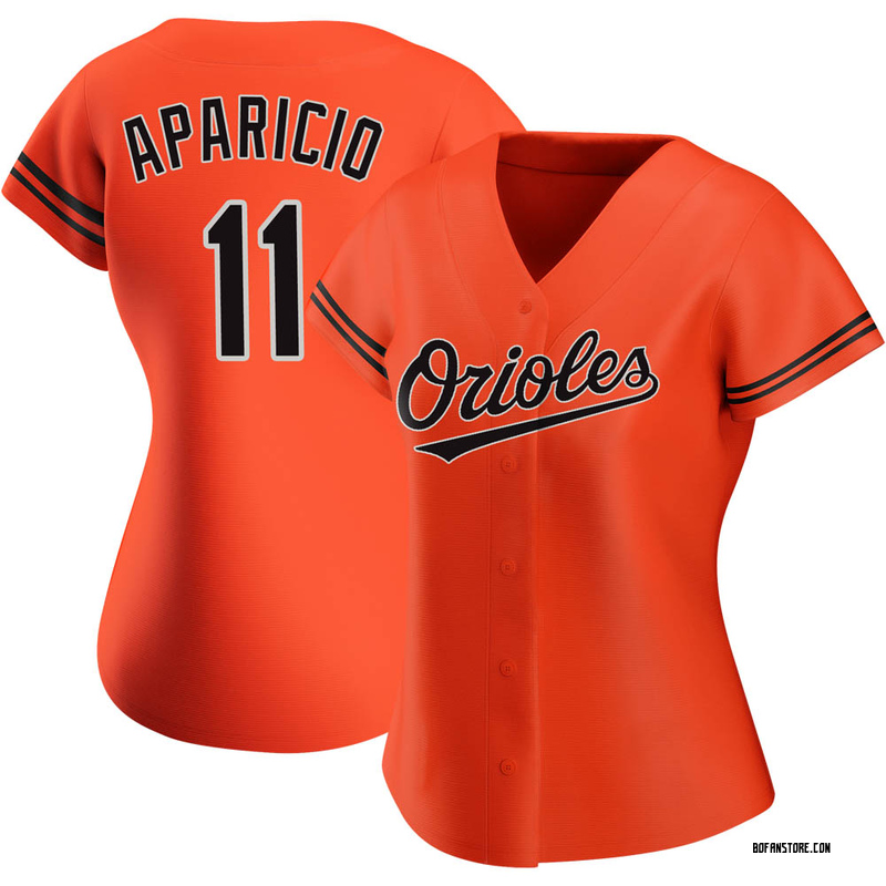 Replica Luis Aparicio Women's Baltimore Orioles Orange Alternate Jersey