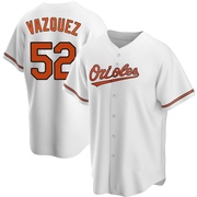 Replica Luis Vazquez Men's Baltimore Orioles White Home Jersey