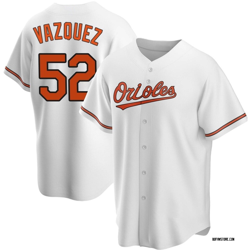 Replica Luis Vazquez Men's Baltimore Orioles White Home Jersey