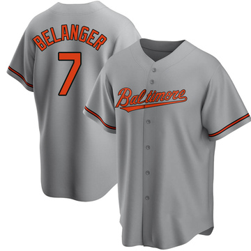 Replica Mark Belanger Youth Baltimore Orioles Gray Road Jersey