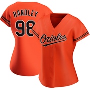 Replica Maverick Handley Women's Baltimore Orioles Orange Alternate Jersey
