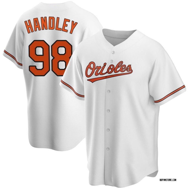 Replica Maverick Handley Youth Baltimore Orioles White Home Jersey