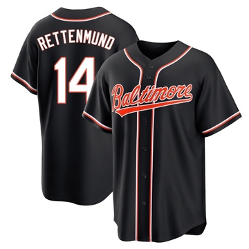 Replica Merv Rettenmund Men's Baltimore Orioles Black Fashion Out Jersey