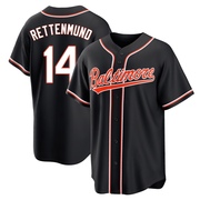 Replica Merv Rettenmund Youth Baltimore Orioles Black Fashion Out Jersey
