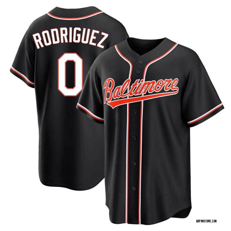 Replica Miguel Rodriguez Men's Baltimore Orioles Black Fashion Out Jersey