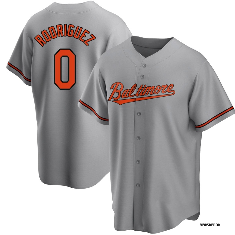 Replica Miguel Rodriguez Men's Baltimore Orioles Gray Road Jersey