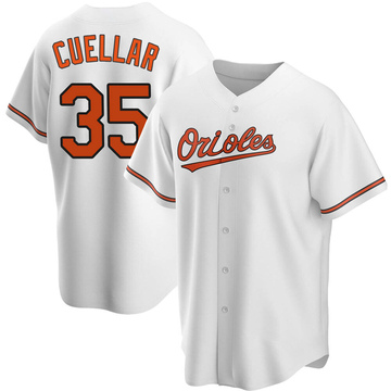 Replica Mike Cuellar Youth Baltimore Orioles White Home Jersey