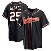 Replica Pete Alonso Youth Baltimore Orioles Black Fashion Out Jersey
