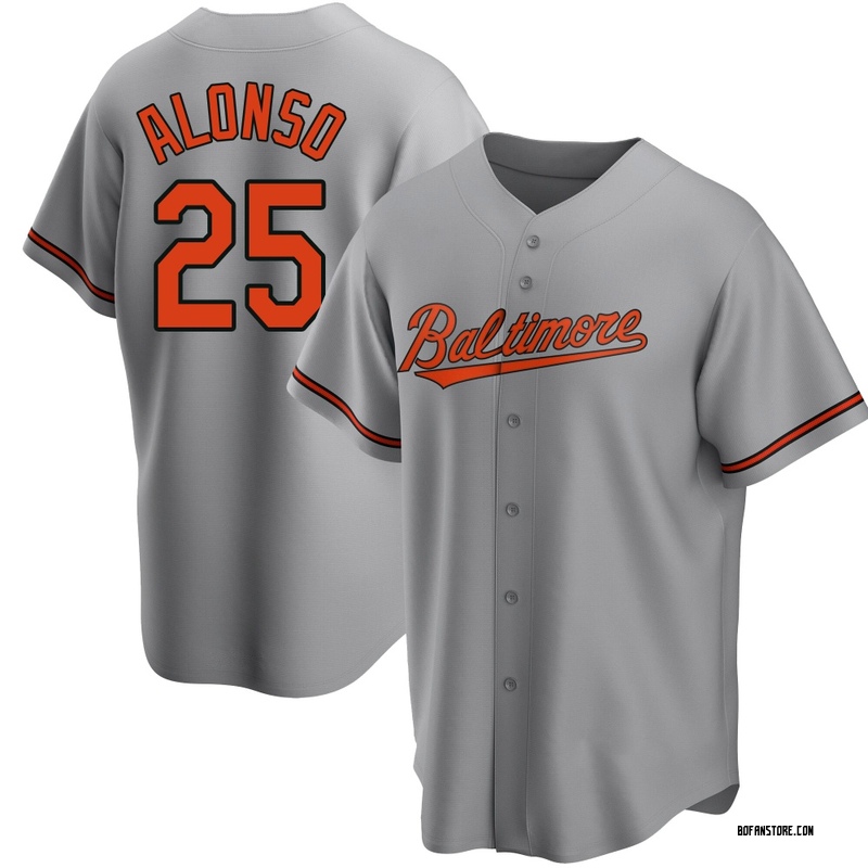 Replica Pete Alonso Youth Baltimore Orioles Gray Road Jersey